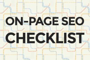 Various factors of On-page Optimization - SEO Checklist for Website