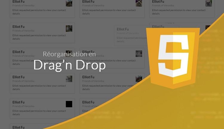 Example To Implement HTML5 Drag And Drop With List Of Events