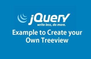 JQuery Treeview example using HTML Ul li elements