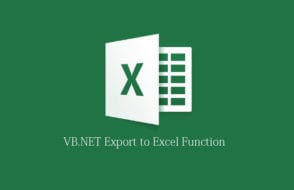 How to Export SQL Query to Excel file using VB.NET?