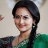 Cute Sonakshi Sinha in Green Saree