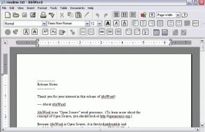 Everything about AbiWord including its Features